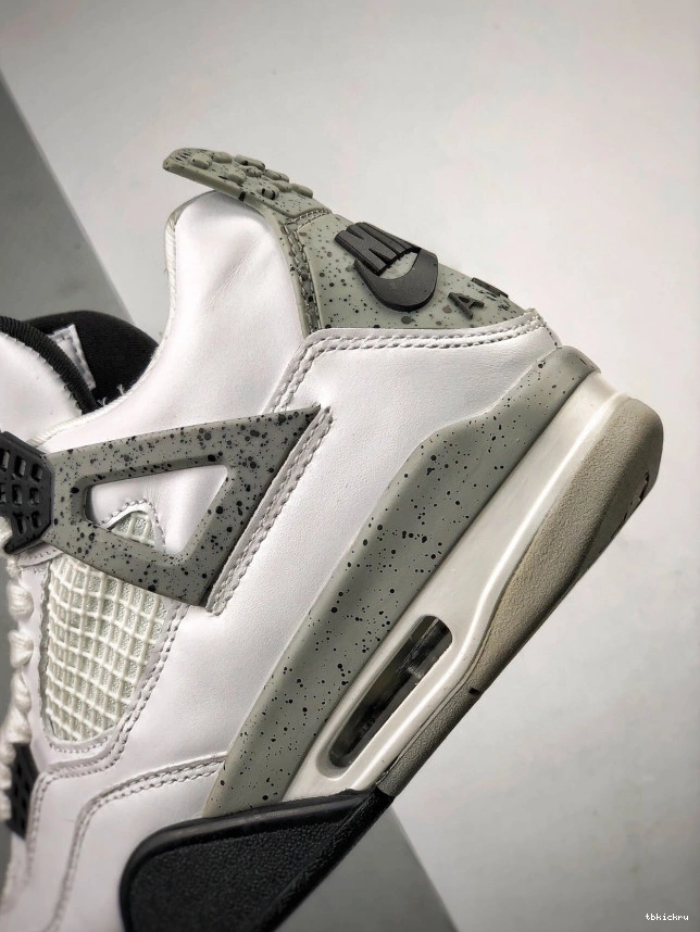 Rep TBK White Jordan OG Cement 4 (nike) 840606-192 Air 0710